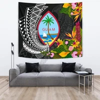 guam tapestrys seal spiral polynesian patterns 3d printing tapestrying rectangular home decor wall hanging 02