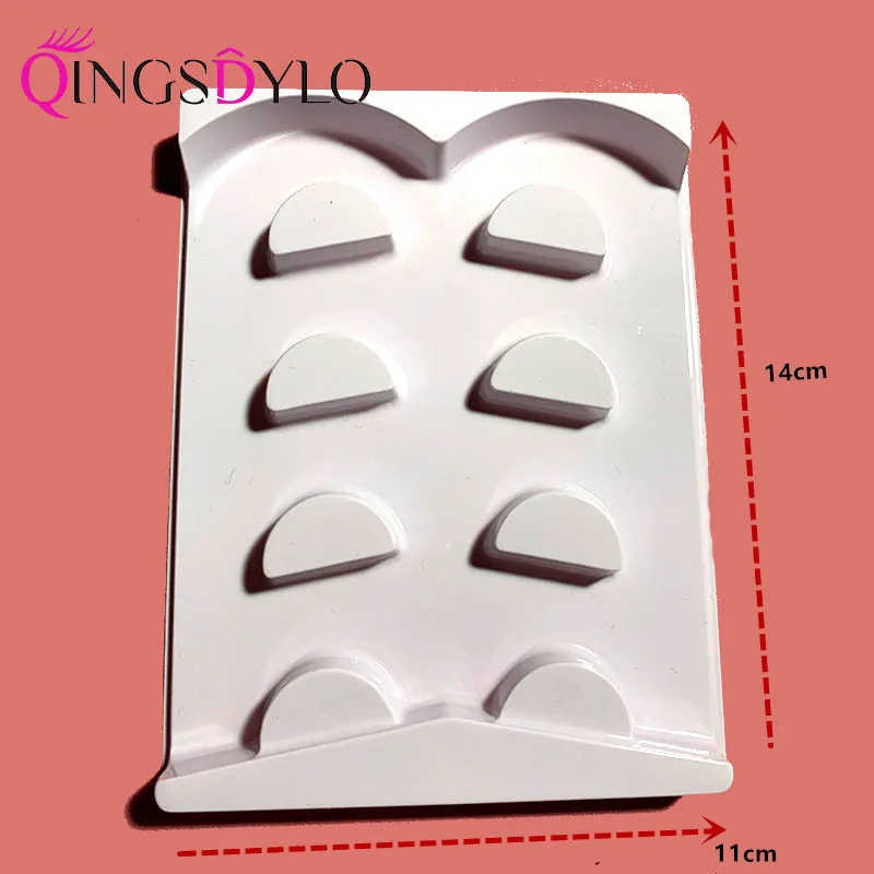 Прозрачный лоток для ресниц пластиковый прозрачный норковый держатель ресницы