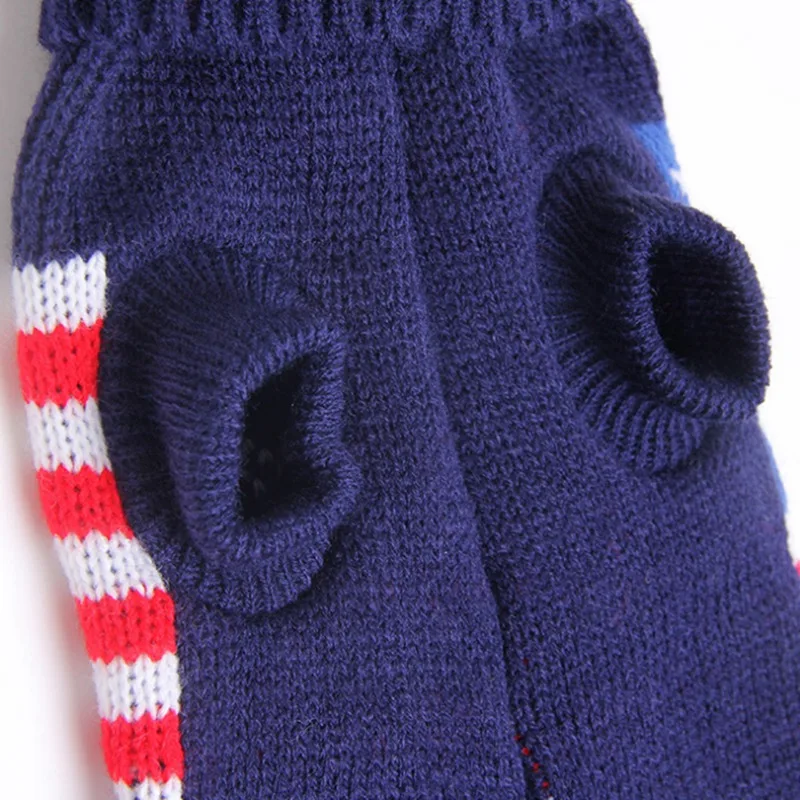 

Pet Autumn And Winter Outfits Small And Medium Dogs Warm Accessories Sweater With Waves Patterns Y