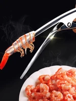 stainless steel shrimp peeler prawn shrimp deveiner fishing lobster shell remover peel device kitchen seafood tools supplies
