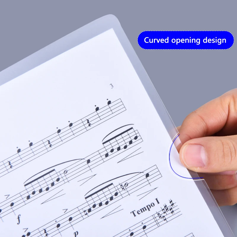 50 шт. A4 творчества l образный прозрачный файл данных Защитный чехол папка для