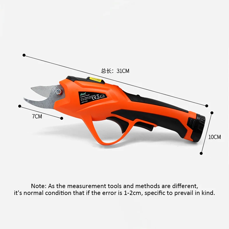 

EAST 3.6V Li-ion Cordless Electric Pruning Shears Secateur Branch Electric Pruner Cutter Fruit Pruning Garden Power Tool ET1505