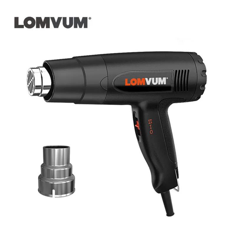 LOMVUM 220V тепловой ПИСТОЛЕТ 2000W электрический пистолет с четырьмя насадками|power