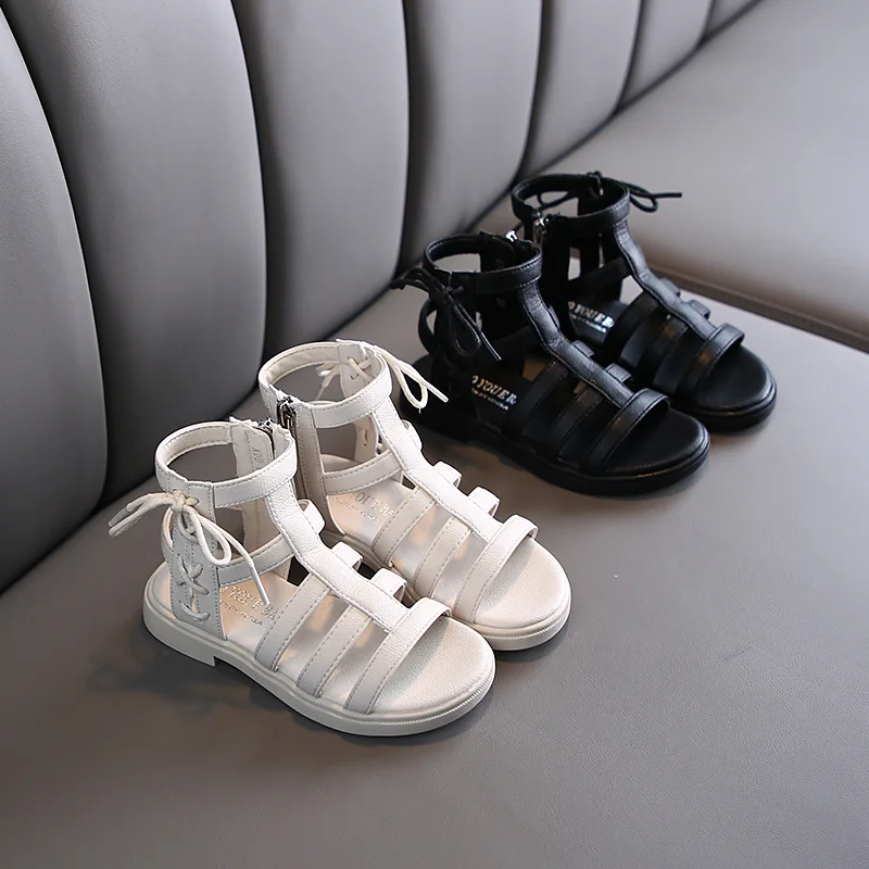 

Summer Girls Casual Roman Sandals Bow Princess Shoes Baby Beach Shoes Children's Shoes Girls Sandals Summer Kids Shoes