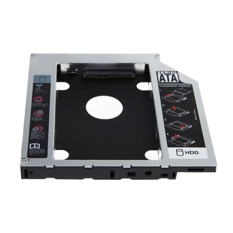 VKTECH 9 5 мм/12 7 мм алюминиевый HDD Caddy SATA 3 0 жесткий диск HD SSD чехол Корпус для ноутбука