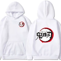 demon slayer men and women hoodie new anime print sweatshirts harajuku pullover japanese manga streetwear trend casual top
