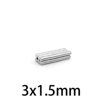 1003000 pcs 3x1 5 mm powerful magnets 3mm x 1 5mm small round permanent magnet 3mm1 5 mm thin neodymium magnet strong 31 5 mm