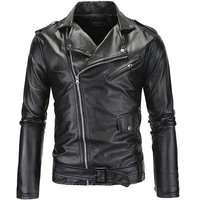 new street mens leather jacket coat british fashion mens leather garment m 5xl
