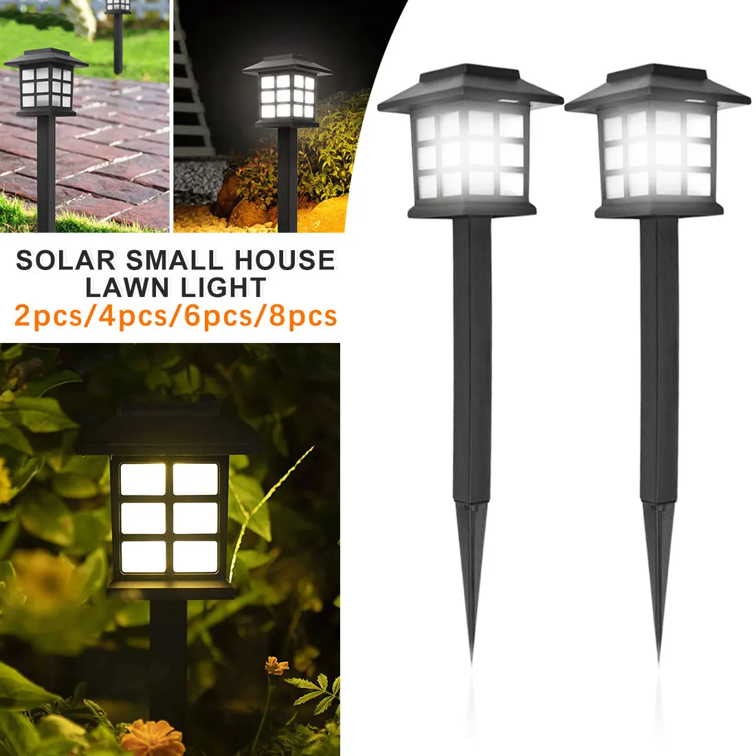 

LED lawn light outdoor solar garden light home garden Chinese landscape light waterproof night lighting decorative light