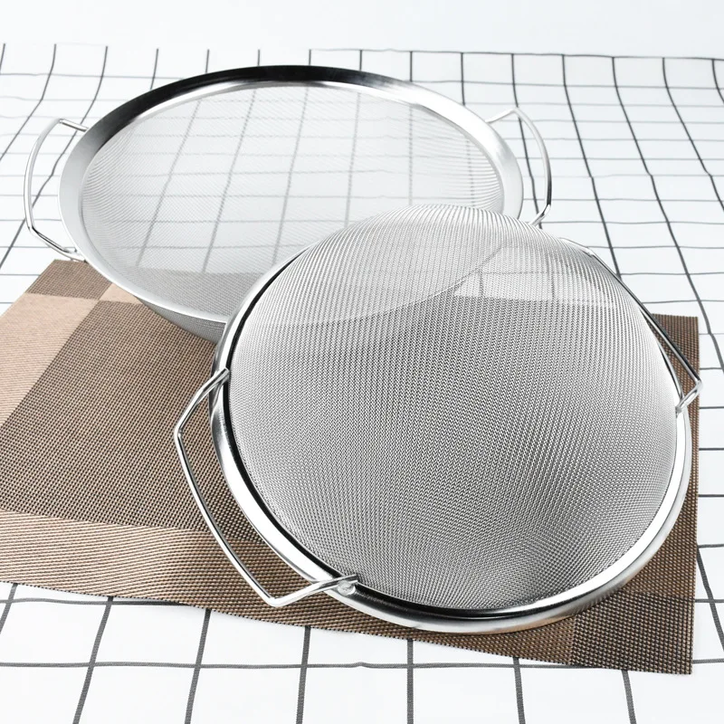 

304 Stainless Steel Kitchen Rice Sieve Washing Bowl Food Vegetables Cleaning Strainer Drain Basket