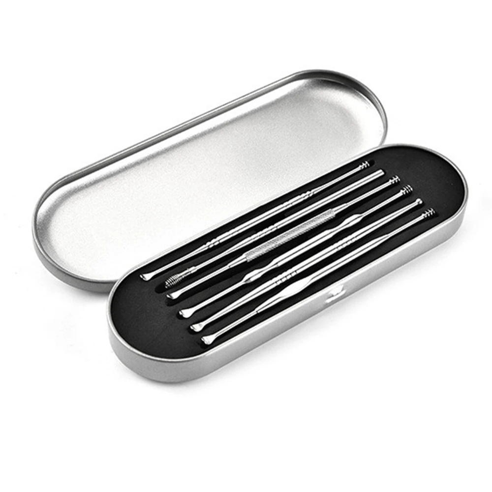HIMABM 1 Набор ухочистка из нержавеющей стали каретка для удаления воска Ложка