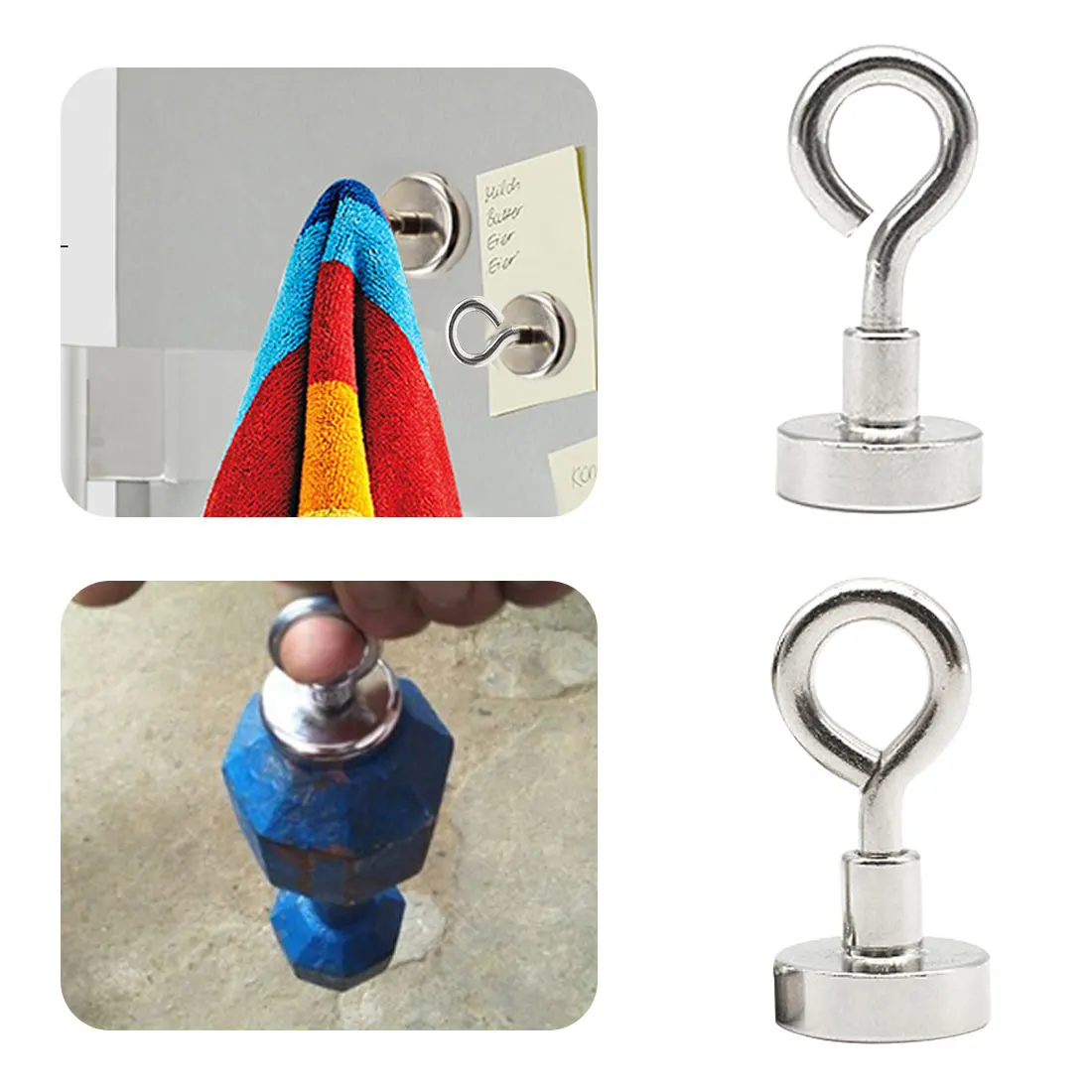 Суперсильный неодимовый магнит рыболовный крючок постоянный мощный круглый для