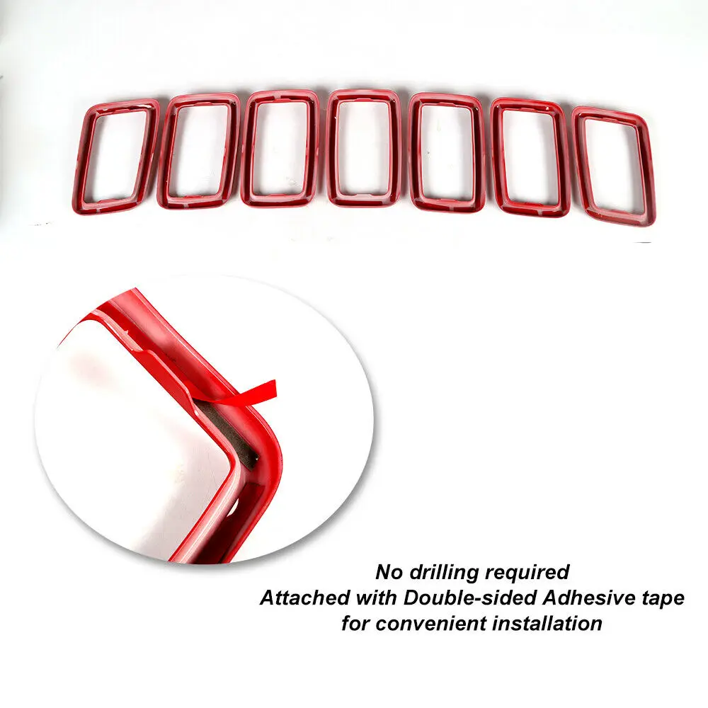 Передняя решетка вставки для радиаторной решетки отделка кольца Декор подходит