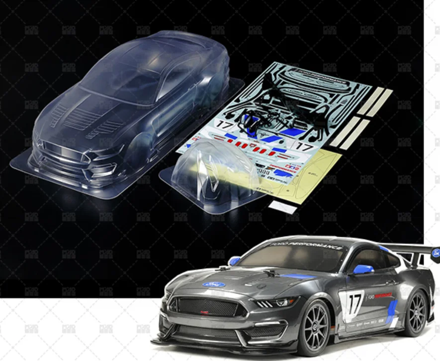 1/10 Масштаб RC Drift Onroad внутренний корпус 1966 Ford Mustang GT 200 мм для HPI KYOSHO TAMIYA HSP REDCAT FS YOMAKO CC01 hRAXXAS - Цвет: GT4 51614