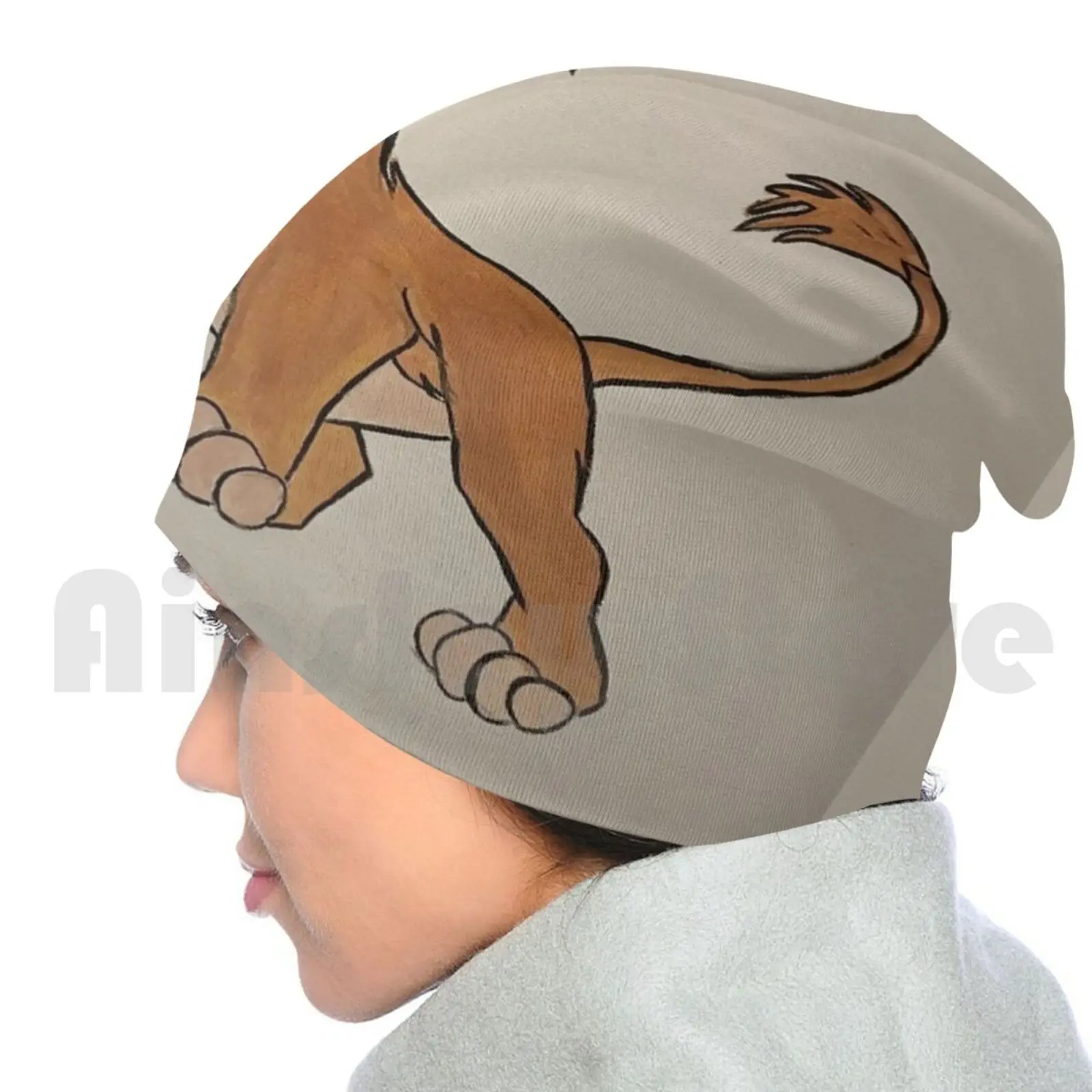 Шапка-бини Simba вязаная шапка в стиле хип-хоп | Аксессуары для одежды