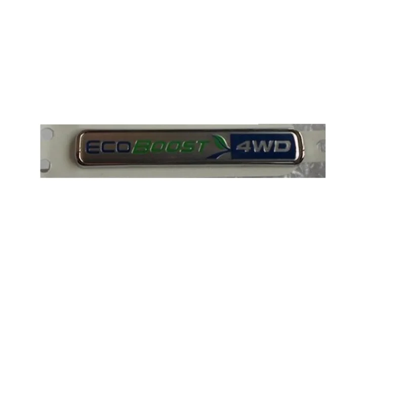 

" ECOBOOST 4WD " Chrome ABS Car Trunk Rear Number Letters Badge Emblem Decal Sticker for Ford