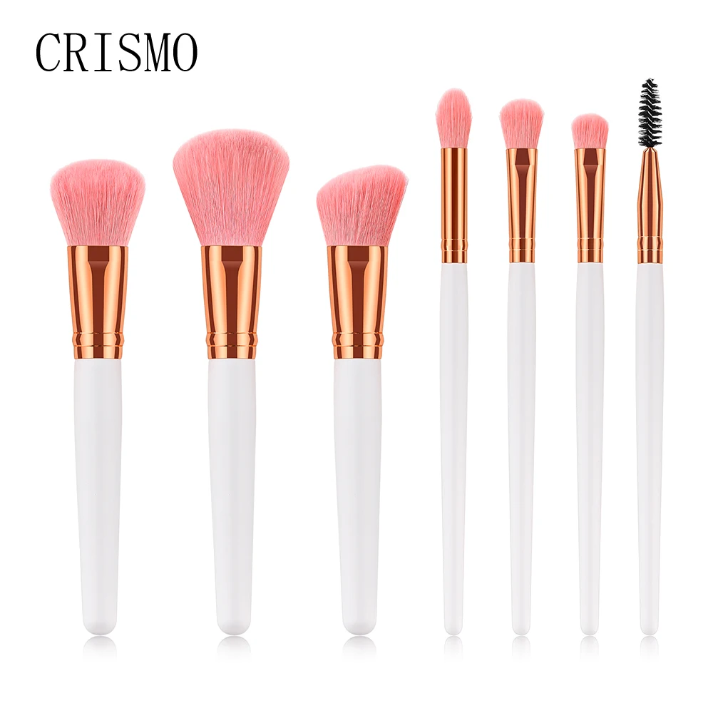 CRISMO розовые Премиум кисти для макияжа большая пудра основа румяна тени век