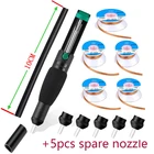 Насос для удаления припоя, фитиль для припоя, всасывающий оловянный Вакуумный паяльник, пистолет для удаления припоя, ручка с нескользящей ручкой, сварочные инструменты