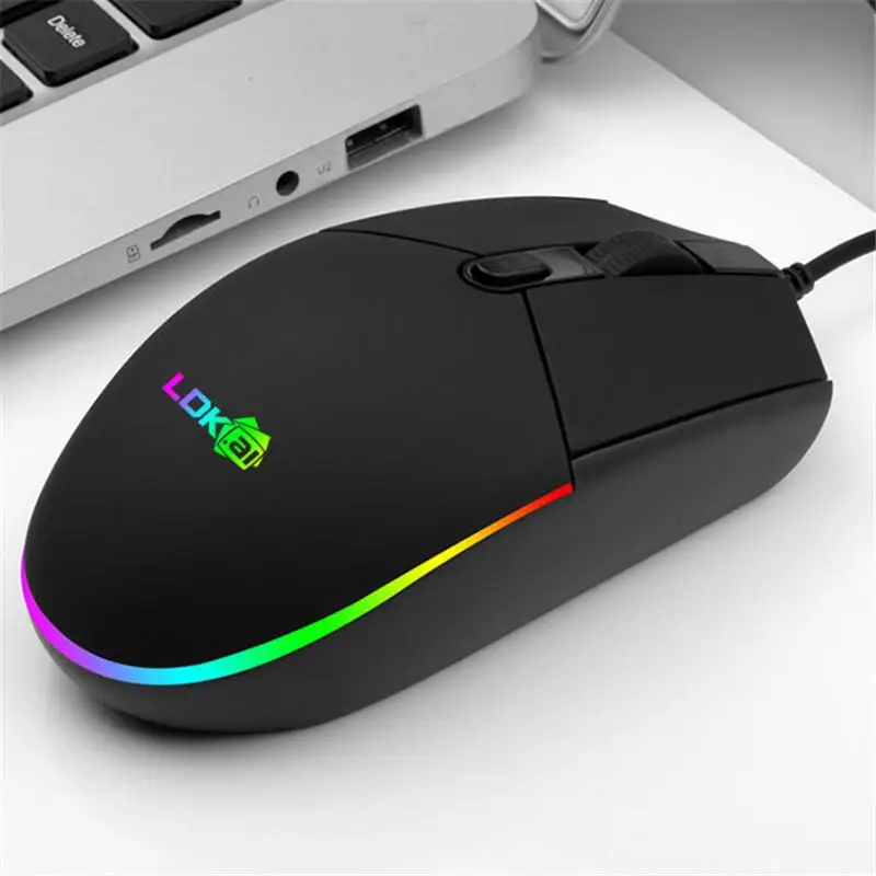

Wired colorful Gaming Mouse RGB Backlight Gamer Mice for Computer laptop