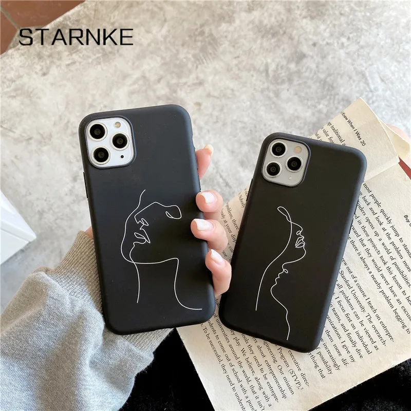 abstract art line phone case for samsung galaxy a50 a70 a30 a10 a20 a40 a30s a01 a31 a41 a51 a71 a20e a20s a42 5g silicone cover free global shipping