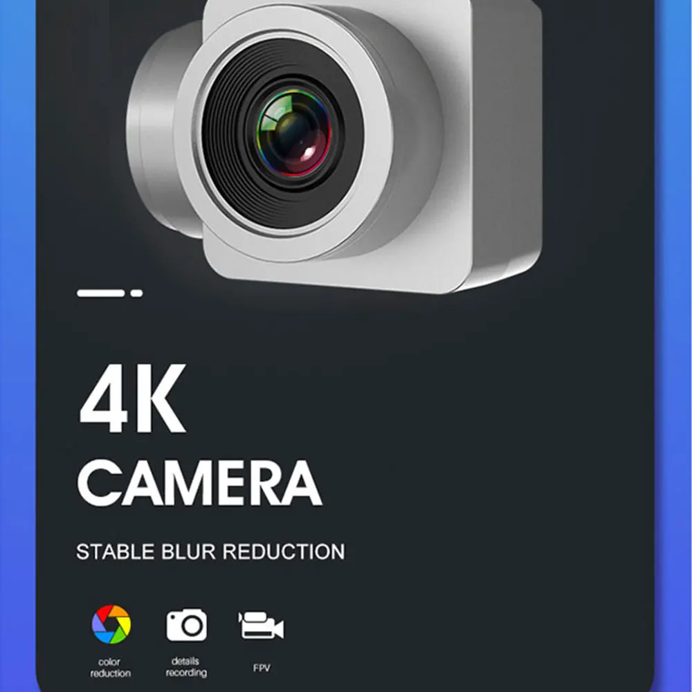KY606D 4K hd-камера Дрон с камерой HD Оптическое позиционирование потока Квадрокоптер удержание высоты FPV Квадрокоптеры RC Вертолет подарок