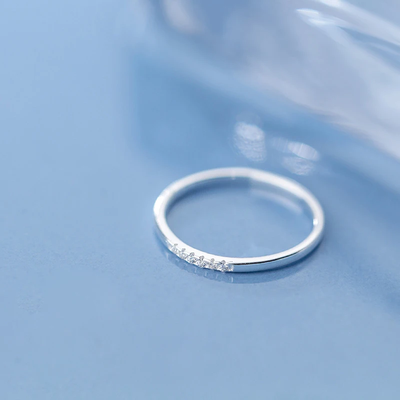 La Monada Size5 8 женское кольцо на палец серебро 925 пробы минималистичные кольца для