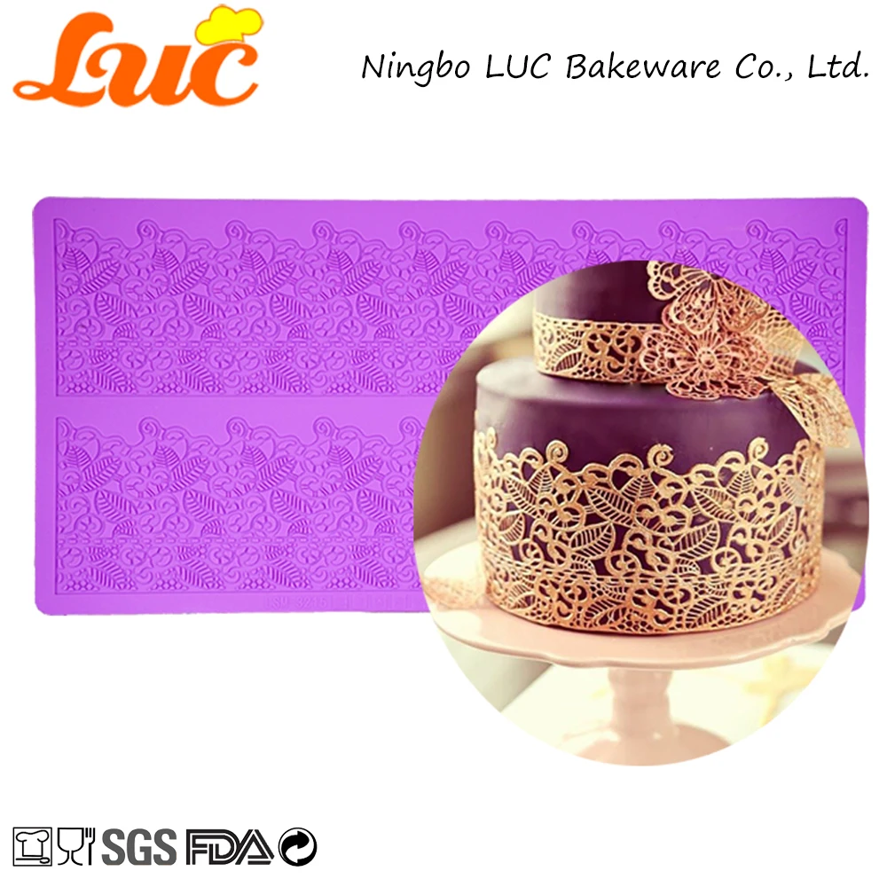 Люк продукты большой Размер 4 полосы листья Силиконовые Инструменты для укладки