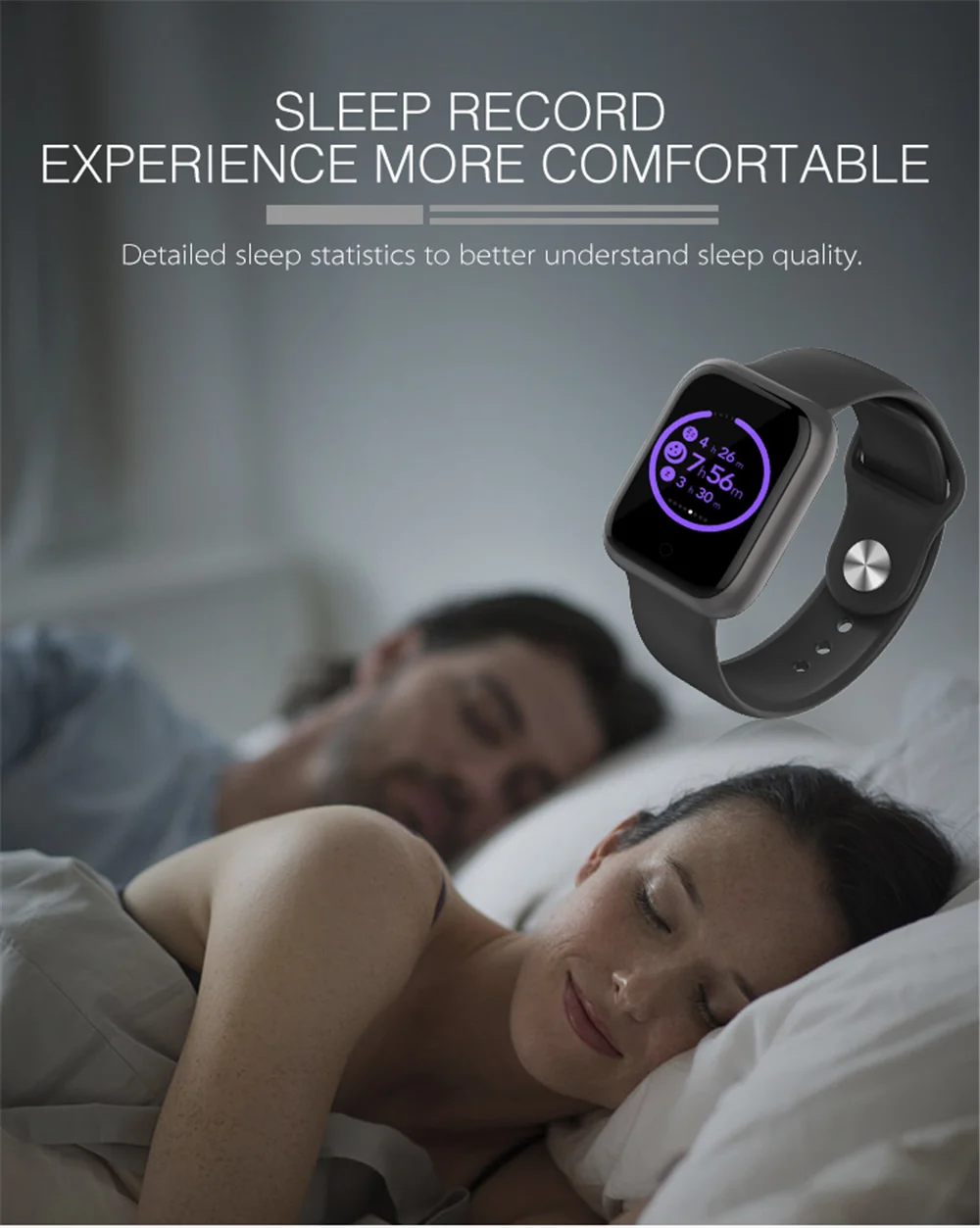 Водонепроницаемые Смарт часы GT1 для мужчин и женщин спортивные с пульсометром