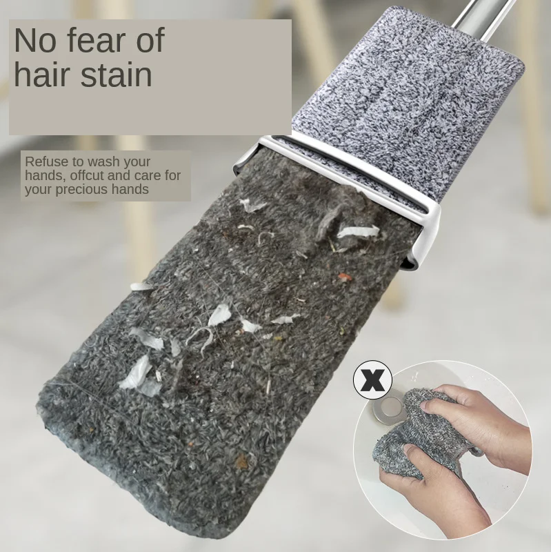 Новинка 2 в 1 спрей Швабра Бесплатная Ручная стирка плоская ленивая 360 Вращающаяся