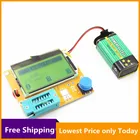 Цифровой тестер транзисторов LCR-T4 Mega328, измеритель емкости диодов, триодов, LCR T4, ЖК-экран 12864 Дюйма 9 В для MOSFETPNPNPN