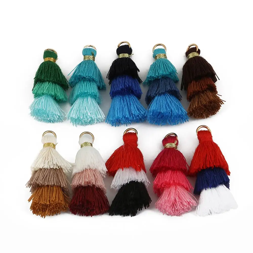 3 слоя длинные шелковые кисточки для одежды сумка Аксессуары поли хлопок