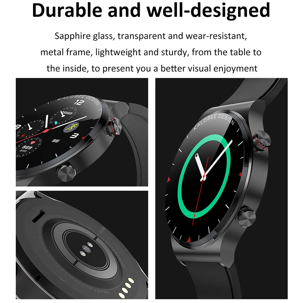 GEJIAN 2021 Bluetooth Music Smart Watch IP68 Waterproof Heart Rate Monitoring Fitness Outdoor Sport Smartwatch For Android IOS