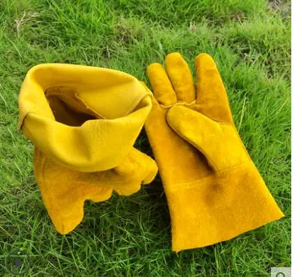 Перчатки с гусеницами кожаные перчатки для пчеловодства одежда плотные
