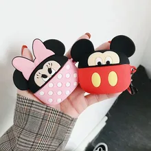 3D чехол для наушников Airpods Pro Чехол Силиконовый медведь собака