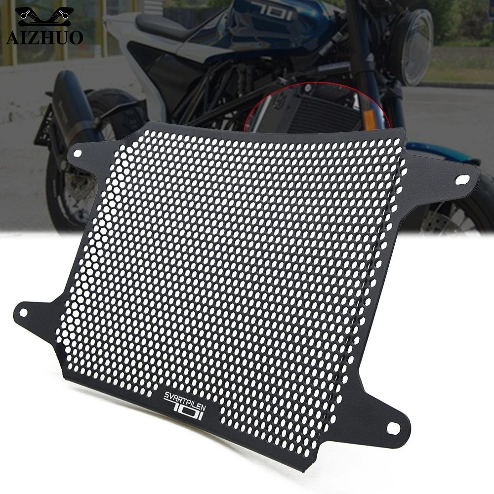 

VITPILEN701 2018 Motorcycle Radiator Guard Protector Grille Grill Cover FOR Husqvarna Vitpilen Svartpilen701 2019 2020 2021 Logo