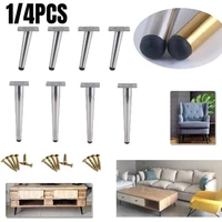 14pcs metal furniture legs replacement support foot silver for tv stands cabinet tea coffe table sofa 150200250300mm