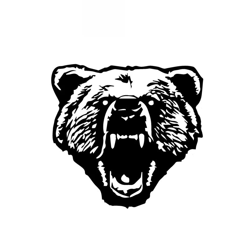 

Personality Russian Bear Patriotic Moscow Decal Fashion Car Sticker Pvc Sticker for Various Models Black/white, 16CM * 15CM