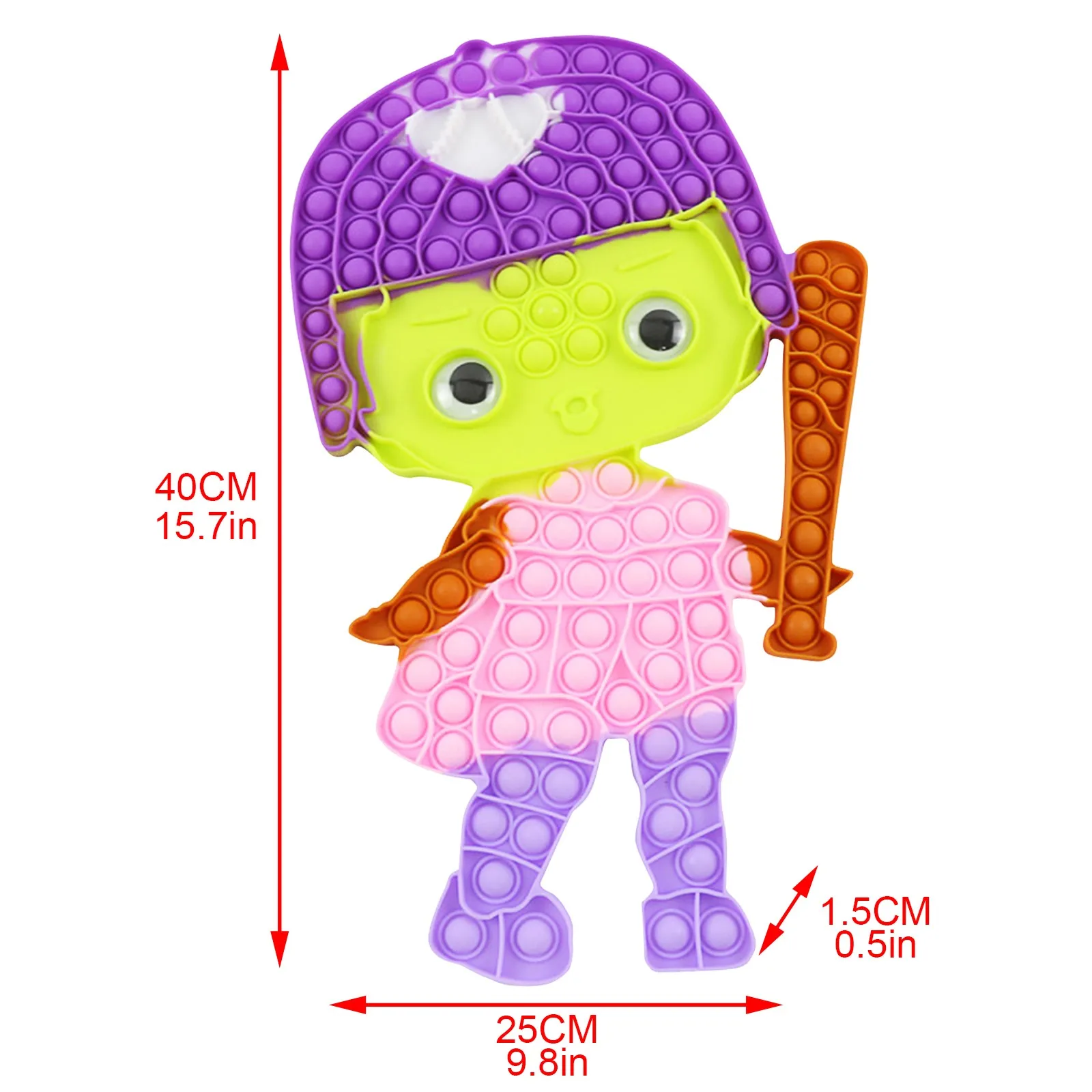 Giant Pops Big Antistress Push Its Popet Bubble 30cm Fidget Toys Popite Large Simpl Dimmer Popper Figet Toy Kids Popsits Game | Игрушки и