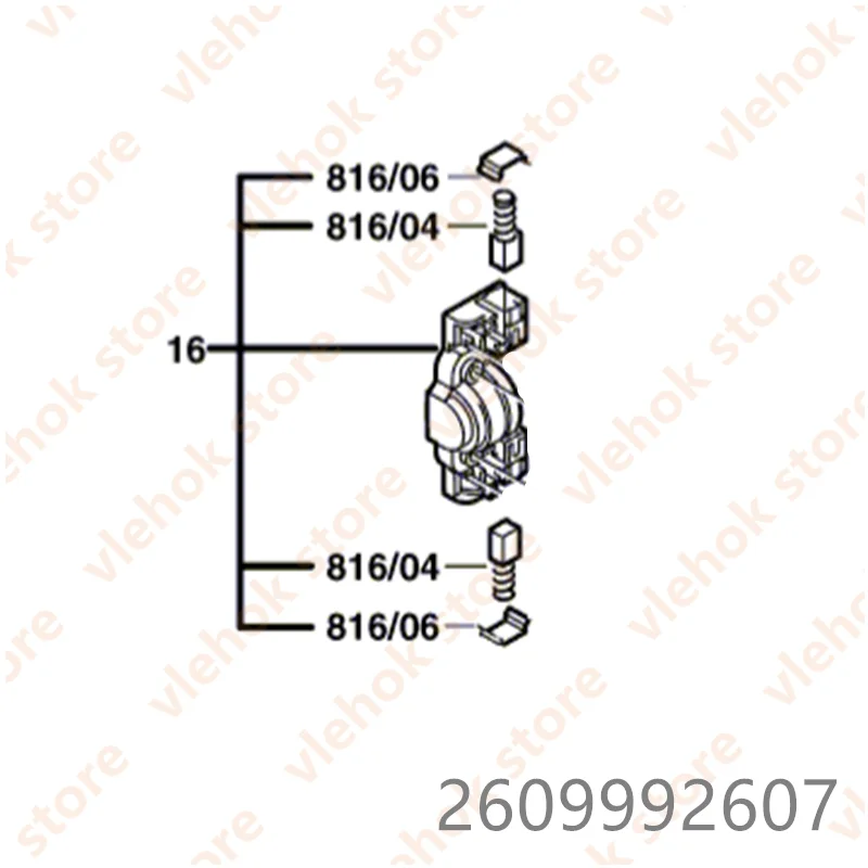 

Brush Plate for BOSCH GSB400 GSB13 GSB400-2 GBM400 GBM10SRE GBM500 GBM500-2 GSB13-2 GBM6E GBM400-2 2609992607 Percussion Drill