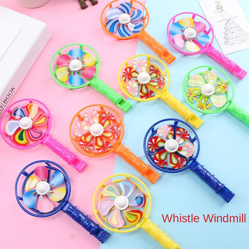 

10PCS Children's Toys Classic Plastic Whistle Windmill Festival Birthday Party Gifts Back To School Presents Toys Kids Party
