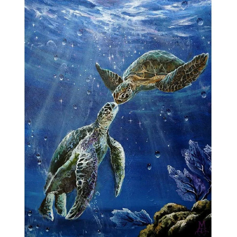 

5D Diamond Painting Full Round "Sea Turtle" Picture Of Rhinestones Embroidery Sale Diamond Mosaic Cross Stitch Home Decor