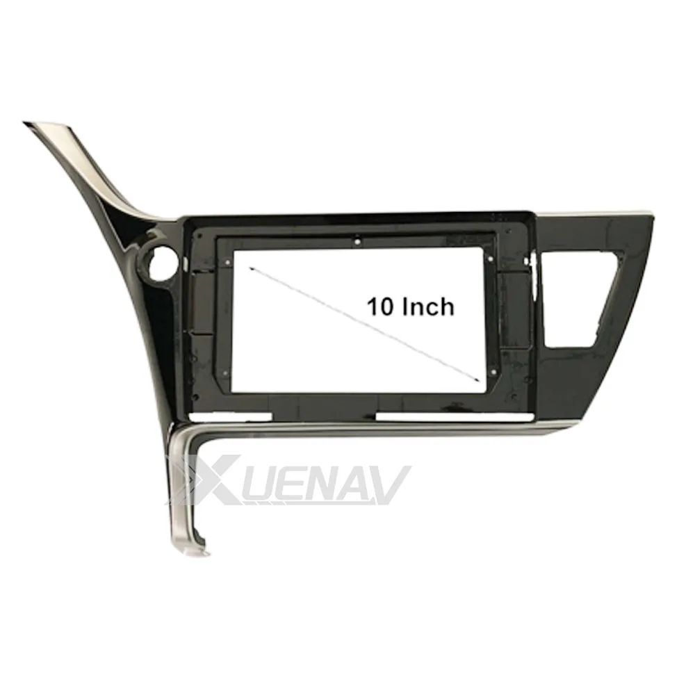 

10 inch Car Dashboard ABS plastic Installation Car Auto Multimedia fascia refitting DVD frame For TOYOTA COROLLA 2017 2018
