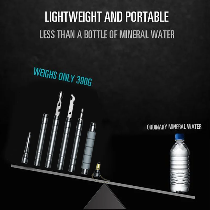 Открытый трость альпеншток мульти инструменты туристическое снаряжение Пеший