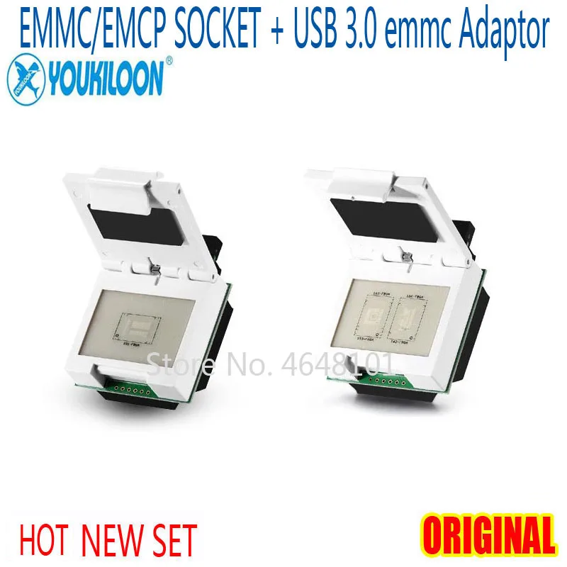 2022 новый оригинальный Lite USB3.0 SuperSpeed eMMC Reader + EMMC/EMCP Socket( FBGA 153/169/162/186 221/254) для UFI BOX |