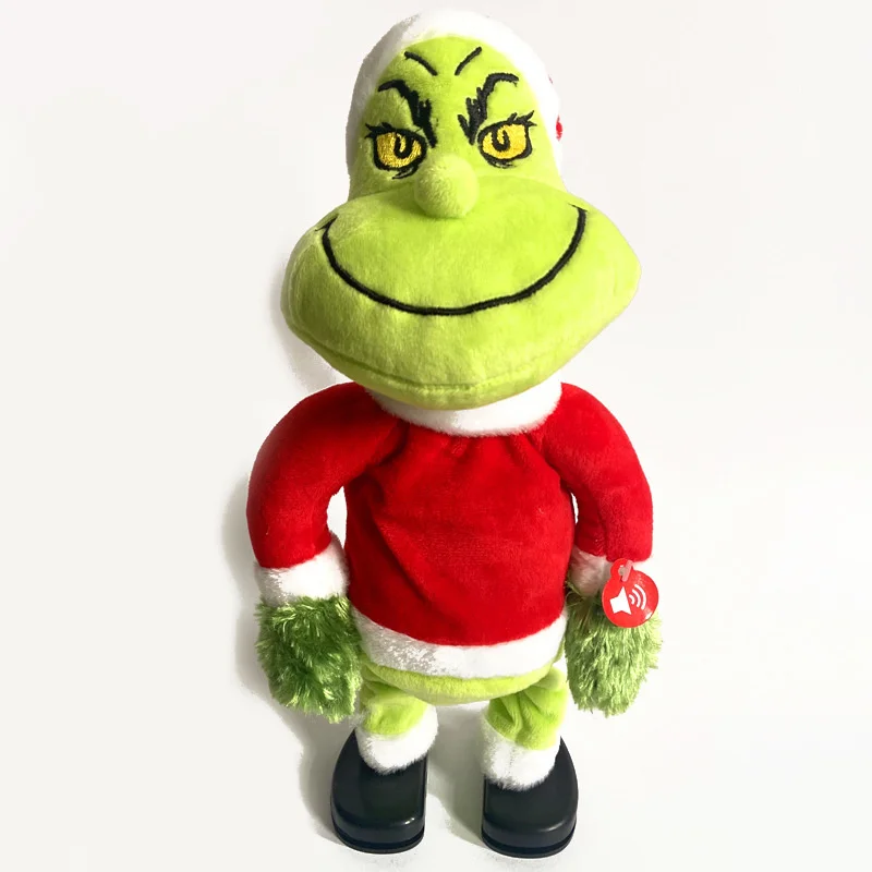 Палантин How The Grinch плюшевые игрушки зеленая плюшевая кукла мягкие для детей