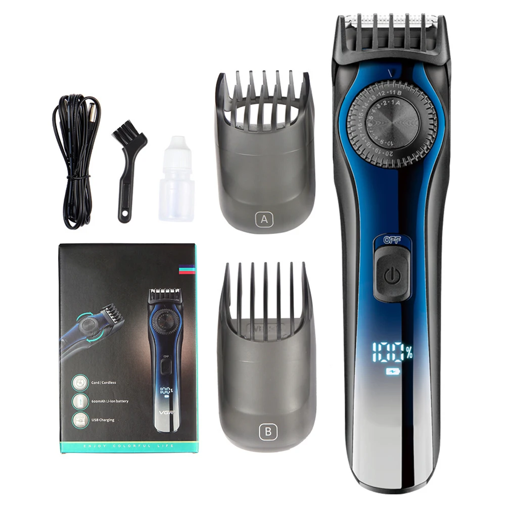 

Professional Hair Clippers Mens Hair Trimmers Cutting Machine Cordless Beard Shavers MPwell