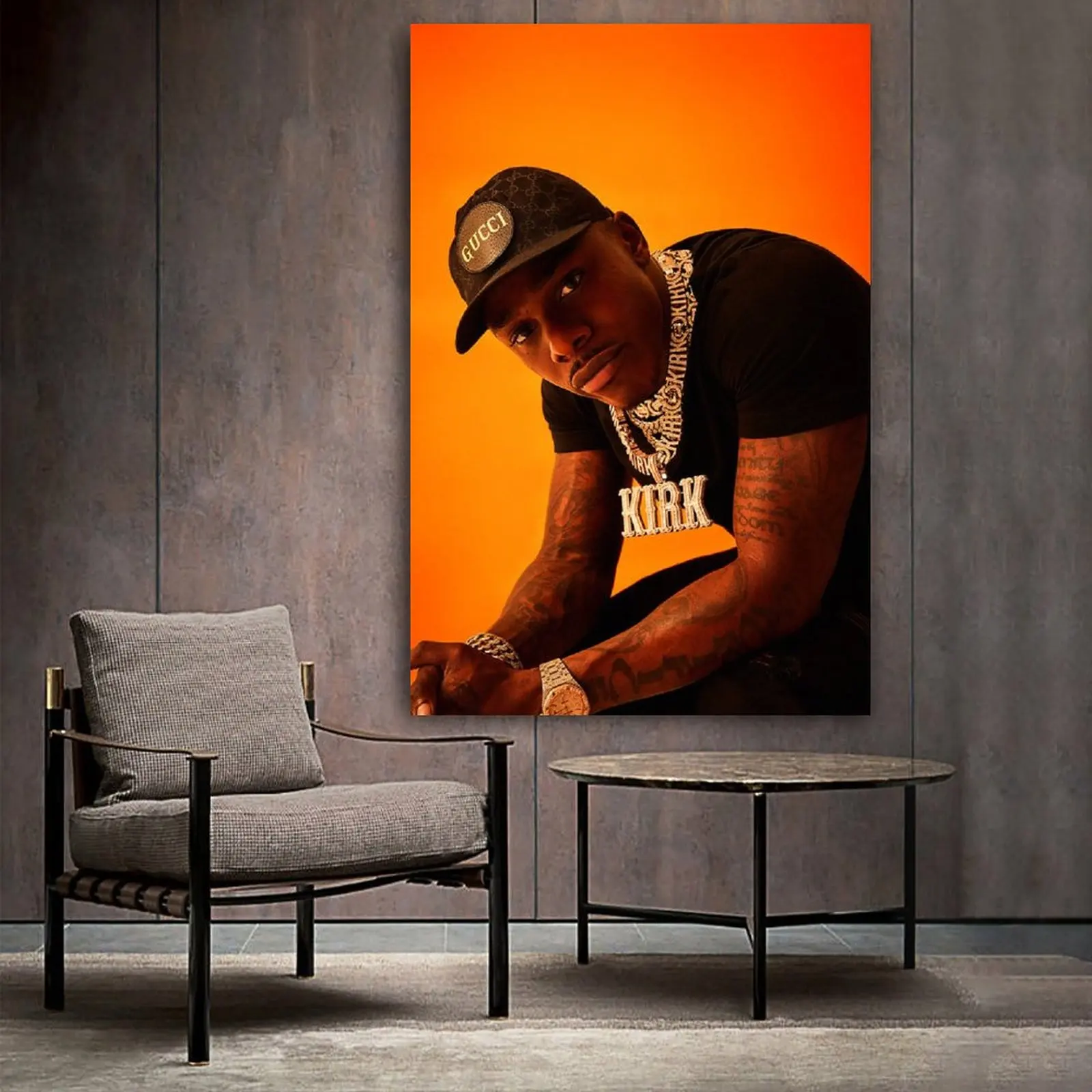 

DaBaby Rapper Poster Canvas Art Poster and Wall Art Picture Print Modern Family bedroom Decor Posters