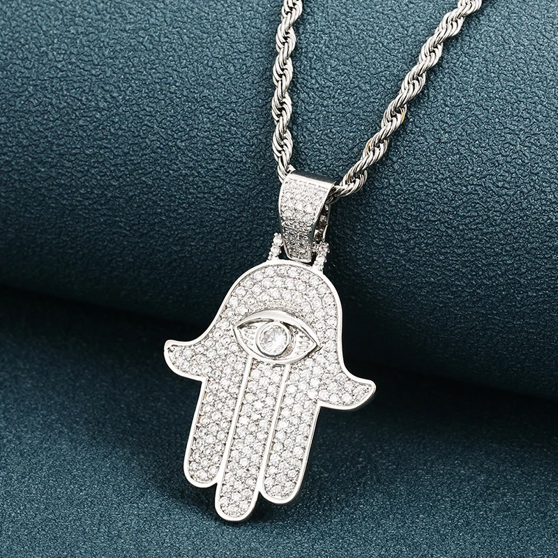 Ожерелья VIP CZP0470 Стразы с эффектом сглаза для женщин и мужчин украшения в стиле