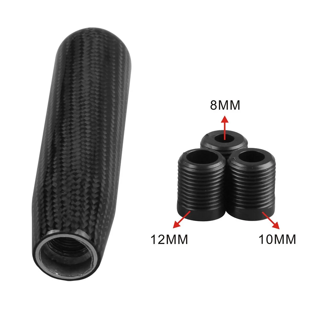 Ручка переключения передач Универсальная из углеродного волокна и алюминиевого