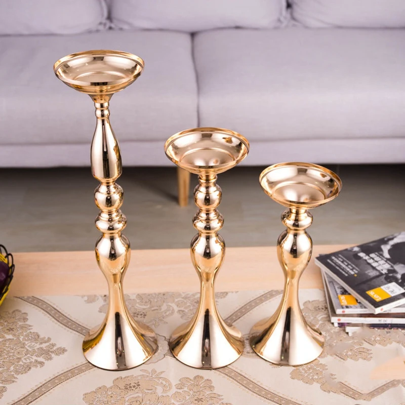 Vase Golden Mermaid Horn Candlestick Home Decoration Wedding Road Main Table Articles | Дом и сад